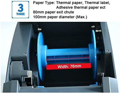 תרמית תווית מדפסת מכונה סופרמרקט ברקוד מדבקת רול תווית מדפסת