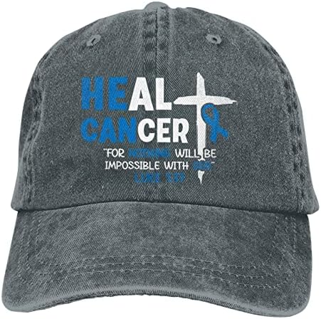 קולון סרטן מודעות כובע אלים לרפא סרטן כובעי לגברים מתנה