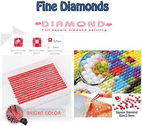 ערכות ציור יהלומים למבוגרים, Ginkgo Biloba Diamond Art ילדים מתחילים DIY 5D צבע לפי מספרים, נקודות יהלום גדולות ומרגשות