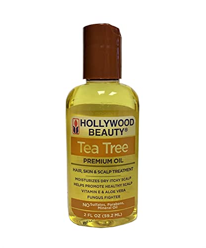 הוליווד ביוטי שמן עץ התה עור וטיפול בקרקפת, 2 אונקיות