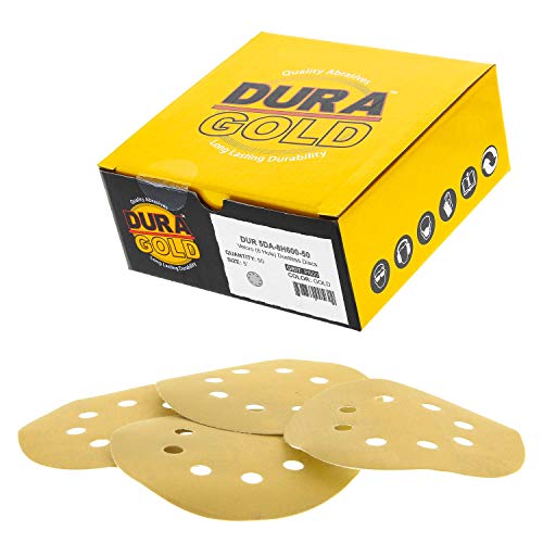 Dura-Gold 600 דיסקים של נייר זכוכית 5 אינץ