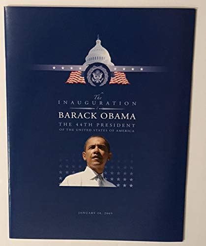 תוכנית ההשבעה של ברק אובמה 2009 הנשיא ה-44 וושינגטון די. סי