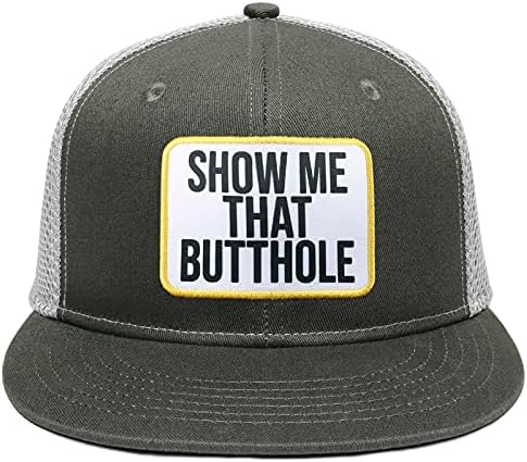 קשת LGBTQ תראה לי את כובע המשאיות של Butthole לגברים נשים שטר שטר כובע