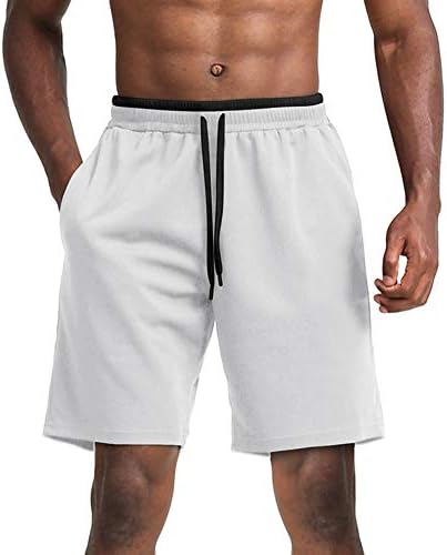 מגניביט גברים של קל משקל רשת מכנסיים קצרים עם כיסים לנשימה ריצה אימון כושר מכנסיים קצרים