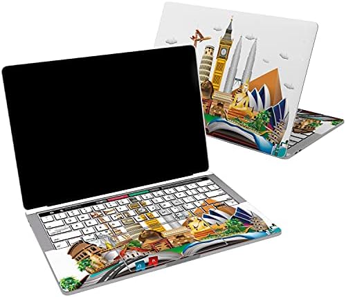 Cavka ויניל מדבקות עור תואם ל- MacBook Pro 16 M1 Pro 14 2021 AIR 13 M2 2022 רשתית 2015 MAC 11 MAC 12 פלאים