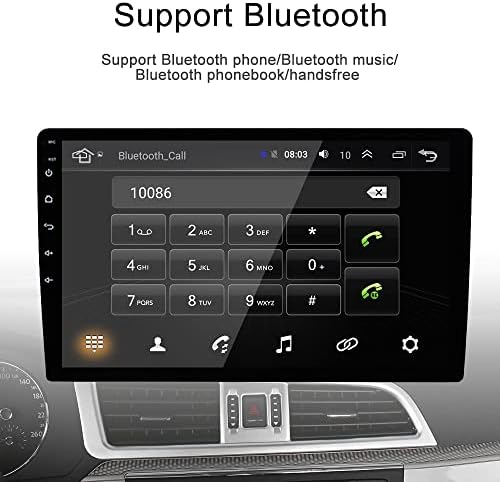 עבור ג'יפ צ'רוקי 2015-2018 רדיו רכב רדיו אנדרואיד 12 מובנה אלחוטית Carplay יחידת ראש Bluetooth יחידת 10.1 אינץ 'IP