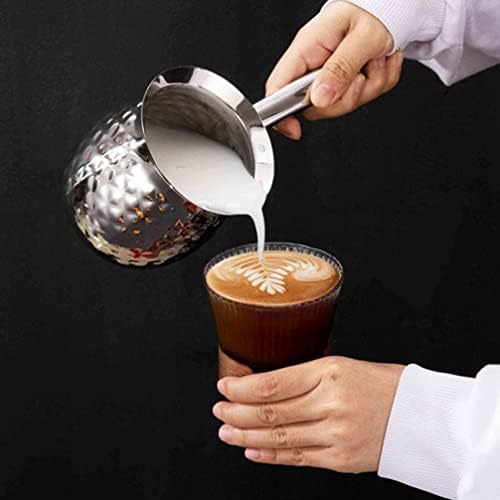 תה קאבילוק קומקום כיריים סיר קפה טורקי סיר קפה נירוסטה סיר קפה ערבי יווני עם ידית מתכת כיריים חמאה קטנה יותר חמה יותר