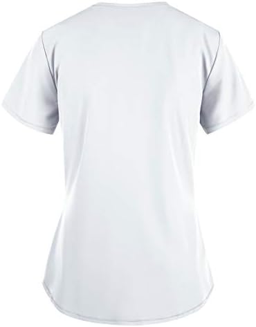 קל משקל שיפוע קצר שרוול רופף מתאים חולצות לנשים חולצות קיץ או צוואר טרנדי מזדמן 2023