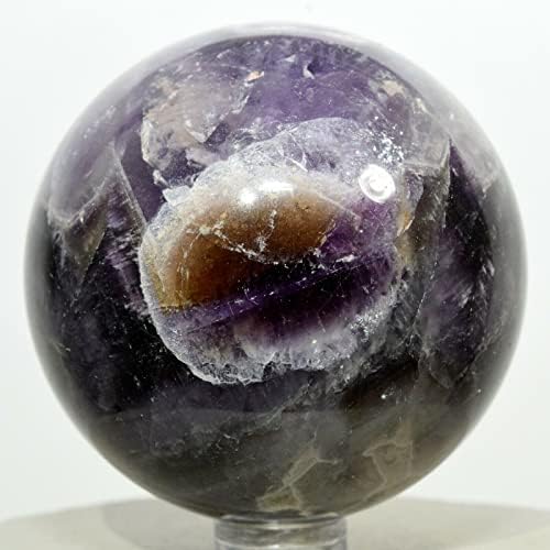 Crystal2529, 2.2 סגול עמוק סגול כדור אבן מינרל מינרל אבן מלוטש אורוגוואי
