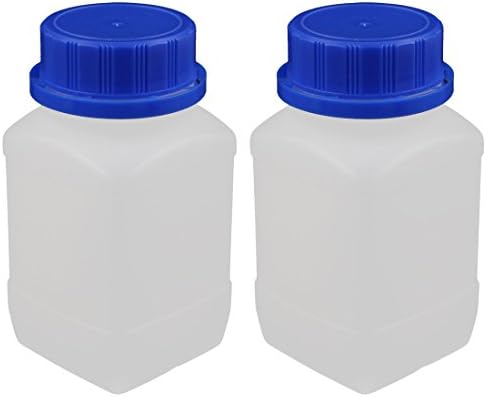 2 יחידות 250 מיליליטר בקבוקים וצנצנות פלסטיק מרובע רחב פה כימי מדגם מגיב צנטריפוגה בקבוקי בקבוק עיבוי