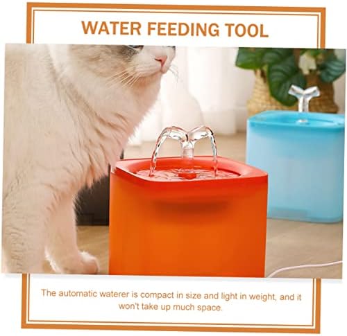 1 סט מזרקת חתלתול מפל מתקן מיכל פרח אביזרי קטן משאבת לחיות מחמד מים השקיה אוטומטי חתול מקורה אוטומטי של