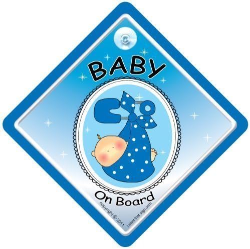תינוק iwantthatsign.com תינוק על סימן רכב, נכד על הסיפון, סבב קלע כחול, תינוק על סימן מכונית, תינוק על הסיפון, מדבקות,