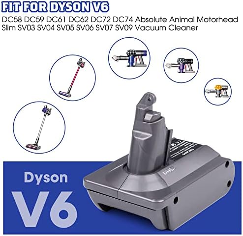 מתאם סוללות V6 עבור שואב אבק של דייסון V6 סדרת ואקום, המרה עבור סוללת ליתיום של Dewalt 20V להחלפה עבור Dyson V6 SV03