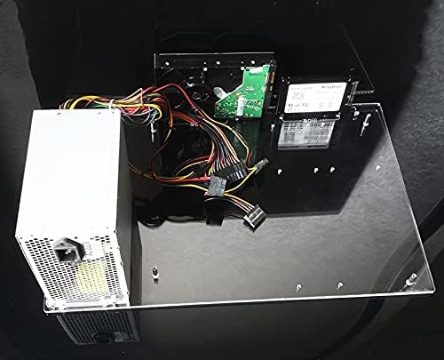 מארז מחשב שקוף אקרילי יחיד ספסל בדיקת ספסל מחשב DIY DIY סוגר שונה ATX חליפת מדף לוח האם למחשב לאספקת חשמל ATX