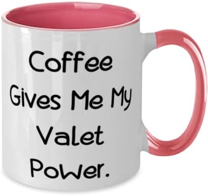 מתנות לשירותים אהבה, קפה מעניק לי את כוח השירות שלי, ספל ייחודי של שני טון 11oz לחברים מעמיתים, רעיונות למתנה
