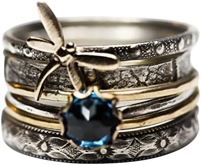 אופנה וינטג 'לנשים אירוסין אירוסין יום נישואין מתנות תכשיטים מתנות טבעת