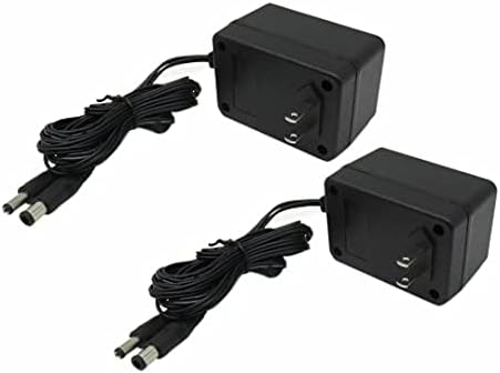 Xspeedonline 2 PCS מתאם AC אספקת חשמל AC 110-245V- DC 9V/350MA התאמה עבור Nintendo NES Super SNES SEGA GENESS 1 3in1