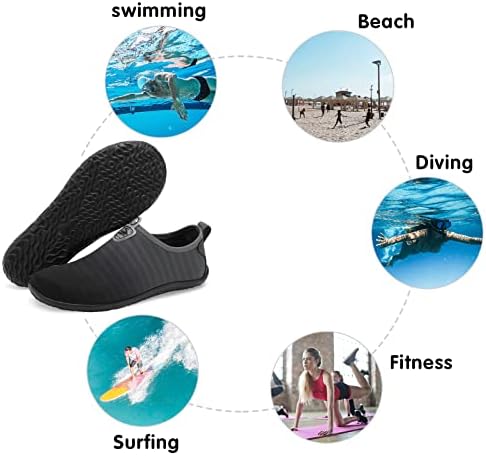 נשים וגברים נעלי מים לנשימה מהיר יבש רך יחף אקווה גרבי לטיולים לשחות חוף לגלוש יוגה ספורט