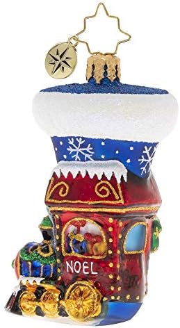 כריסטופר רדקו מעוצב בעבודת יד קישוט דקורטיבי לחג המולד זכוכית אירופית, לילה לפני גרב חג המולד
