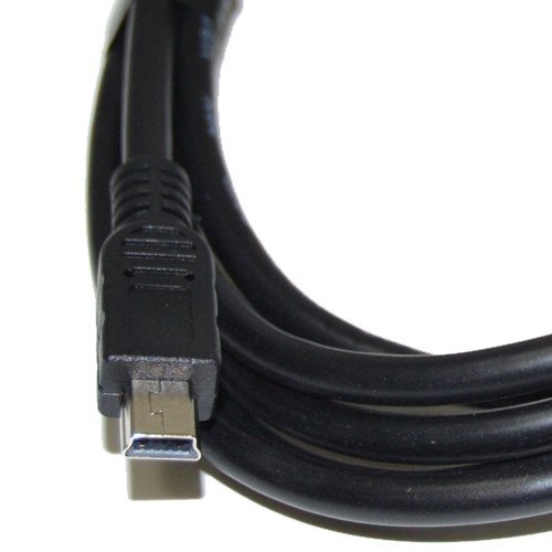 HQRP ארוך 6ft USB עד מיני כבל USB תואם ל- Sony Handycam DCR-SR42 DCR-SR42A DCR-SR45 DCR-SR46 מצלמת וידיאו