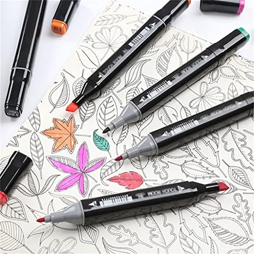 Walnuta 40/48 צבעים סמנים מבוססי עט עט כפולים לרישום מנגה ציור ציוד באמנות בית ספר