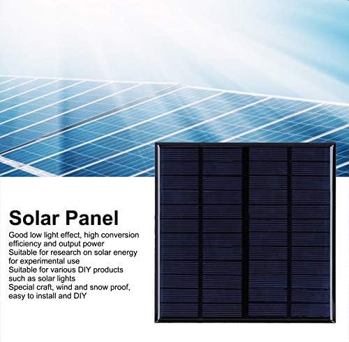 פנל סולארי, 3 וולט 12 וולט 0.25 מטען טלפון סולארי נייד עשה זאת בעצמך שיעור המרה גבוה חיסכון באנרגיה מודול לוח תא יציבות