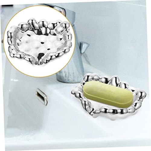 Cabilock 4PCS בעל מחזיק בצורת מכולה מכולה מקלחת מגש מגש מגש נייד ניקוז אמבטיה לסבון ספוג בית ספוג יצירתי אביזרים אמבט