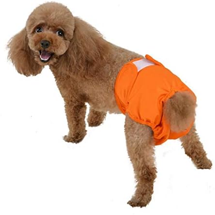 מכנסיים פיזיולוגיים של כלב נקבה כלבים חיתולים תחתונים תחתונים רחיצים וניתנים לשימוש חוזר עטיפות מתכווננות מכנסיים סניטריים