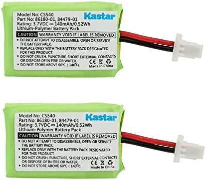 Kastar 2-חבילות החלפת סוללות לפלנטרוניקה 86180-01 PL-86180-01 סוללה, Plantronics 84479-01 PL-844779-01 סוללה, Plantronics