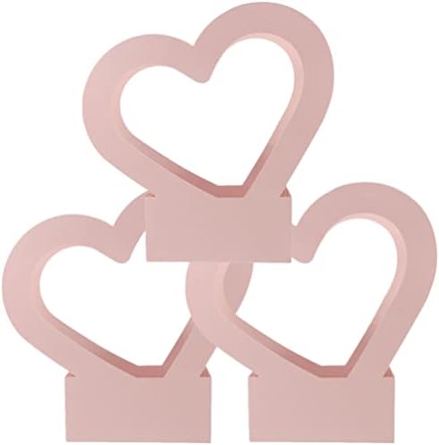Lifkome Dight Heart 12 יחידות נייר קראפט שקיות מתנה של פרח נייר זר זרי זר עטיפת שקית נייר עם ידית בצורת לב שקית אריזת