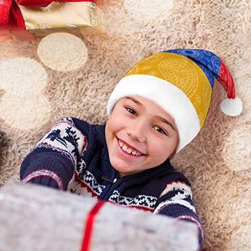 ארמניה פייזלי דגל חג המולד כובע אישית סנטה כובע מצחיק חג המולד קישוטים