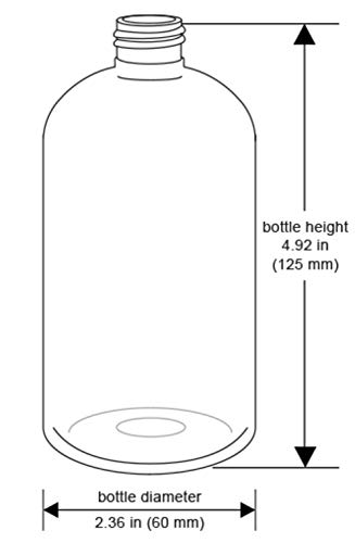 שמן אתרי פרימיום 8 אונקיה בקבוקי עגול בוסטון, פלסטיק לחיות מחמד ריק ללא מילוי BPA, עם כובעי עליון שחור/טבעי טוויסט