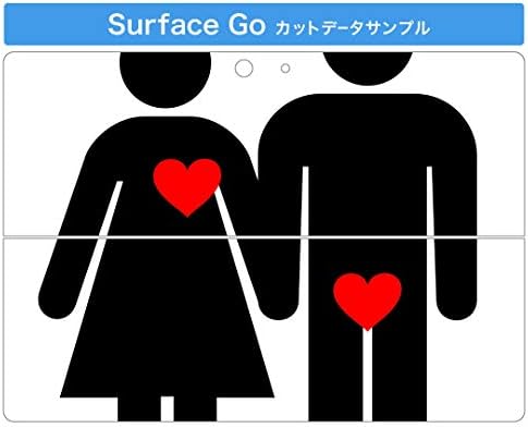 כיסוי מדבקות Igsticker עבור Microsoft Surface Go/Go 2 אולטרה דק מגן מדבקת גוף עורות 000933 זוג אנושי