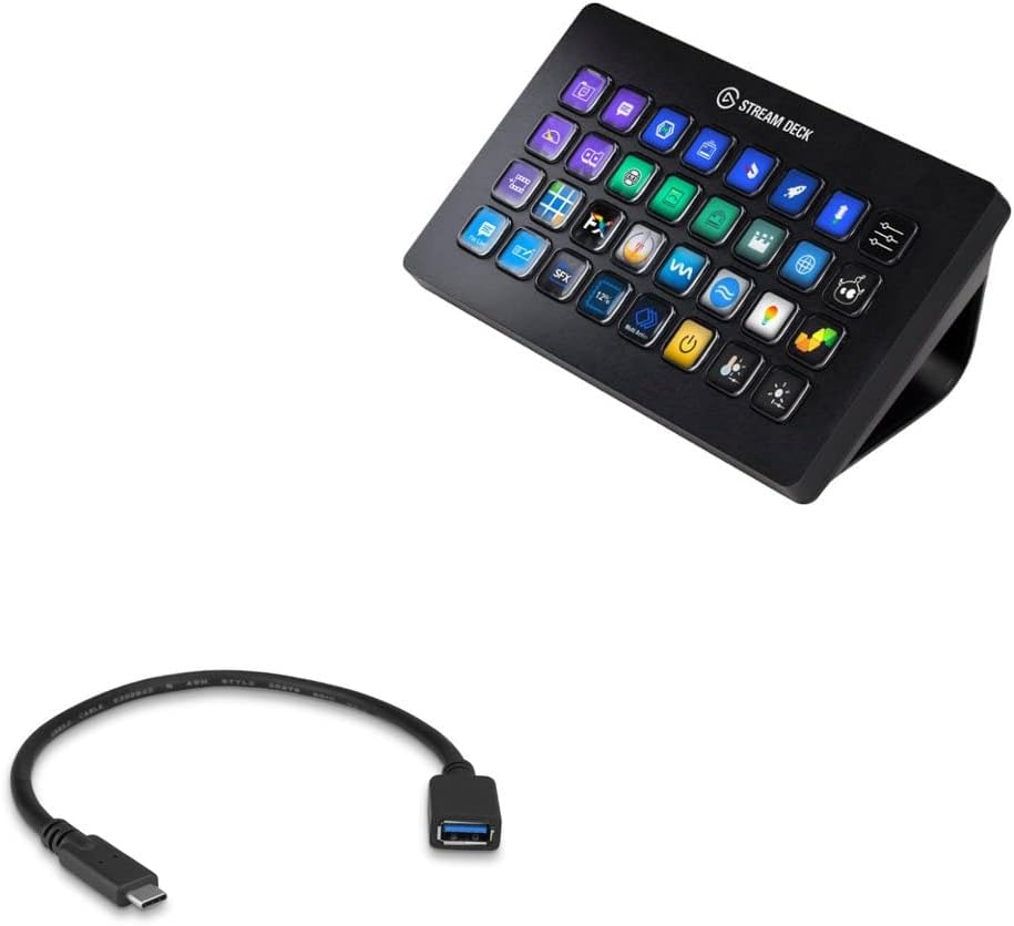 כבל Goxwave תואם לסיפון הזרם של אלגאטו XL - מתאם הרחבת USB, הוסף חומרה מחוברת USB לטלפון שלך לזרם אלג'אטו סיפון XL