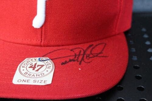 דיקי נולס חתמה על פיליז כובע חתימה אוטומטית PSA/DNA AL77975 - כובעי חתימה