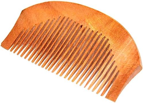 טיפות מוזהבות סיק קנגה שיער מסרק שיער מעץ מסרק מעץ קנגה עץ מסרק של 3 חום
