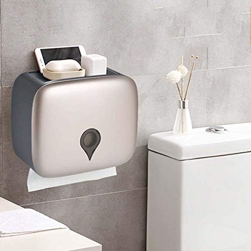 Secfit dispensador de toallas de papel רכוב על קיר אמבטיה מתקן ， מתקן מגבות נייר קומפקטי ， מחזיק רקמות ， אגרוף