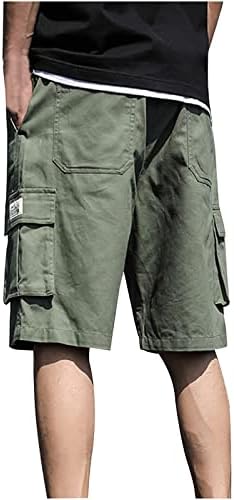 מכנסי מטען קצרים לגברים מכנסי טיול בקיץ מזדמנים כיסים לגברים 7 אינץ 'מכנסיים קצרים דיג פלוס מכנסיים קצרים