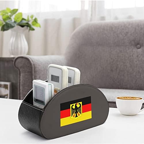 גרמניה גרמניה דגל שלט רחוק מחזיק עור מארגן שולחן עבור ציוד משרדי מרחוק בקר