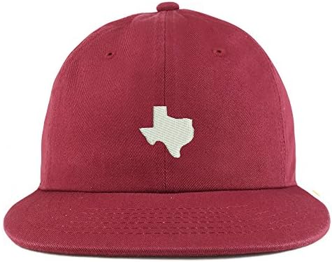 טרנדי הלבשה חנות טקסס מדינת מפת רקום לא מובנה שטר שטוח מתכוונן כובע