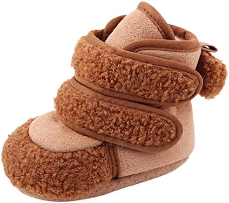תינוק נעלי הליכה תינוק בנים ובנות חם רך נעלי נוח מגפי תינוקות פעוט התחממות בית נעלי שלג מגפי הטבלה נעלי עבור תינוק