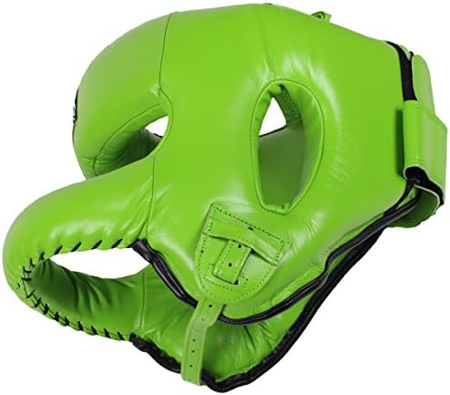 כיסוי ראש מעוצב מחדש של Cleto Reys עם סרגל פנים ניילון - ירוק הדרים