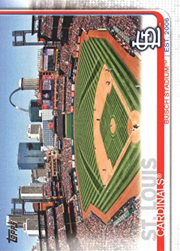 2019 Topps 31 אצטדיון בוש סנט לואיס קרדינלס סדרה 1 כרטיס מסחר בייסבול MLB
