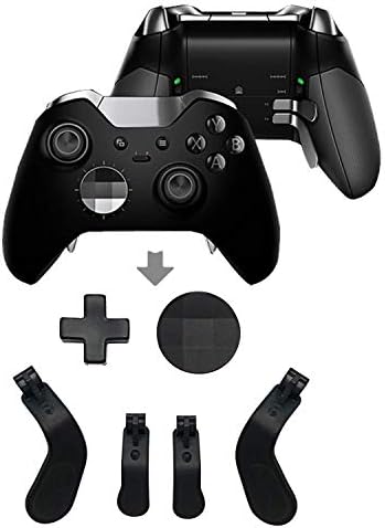 חלקי חילוף של בקר עלית, אביזרי Xbox One Elite Series 2, ערכת Elite Series 2, מתכת 4 משוטים ו -2 כפות D עבור אביזרי