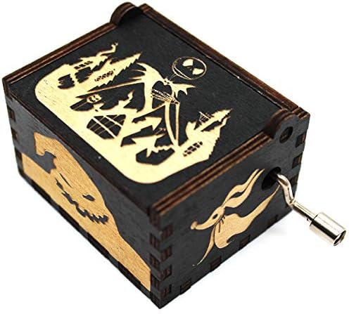 קופסת מוזיקת ​​עץ Ukebobo - קופסת מוזיקה לציור צבע, הסיוט - סט 1