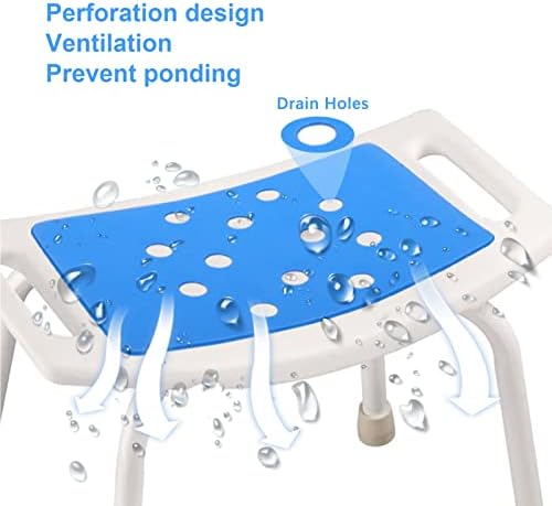 מקלחת כיסא כרית להדביק קבוע החלקה אווה קצף כרית ניקוב עיצוב נייד מקלחת שרפרף כיסא מושב מחצלת כחול