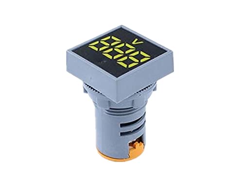 KDEGK 22 ממ מיני דיגיטלי ריבוע gultmetter AC 20-500V מתח מתח מתח מטפרת מתח LED PUMER תצוגת מנורת LED