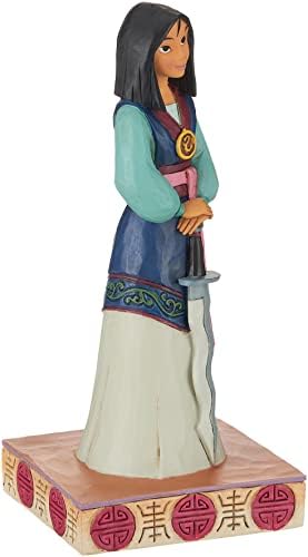 מסורות של Enesco Disney מאת ג'ים שור הנסיכה Passion Mulan צלמית, 7.25 אינץ ', רב צבעוני