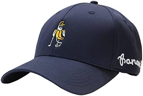 כובע ביצועי גולף בננאטה - כובע גולף מהנה, תוסס וקל משקל עם לוגו ייחודי