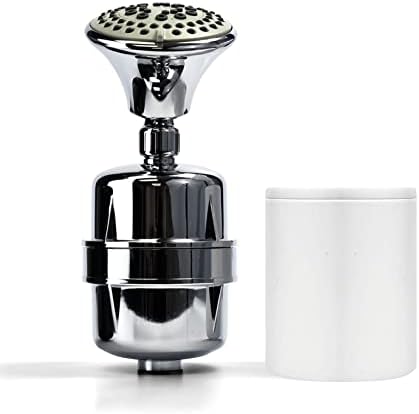 Proone Promax מסנן מקלחת כרום עם הגדרות עיסוי של 5 פונקציה, סינון, ראש מקלחת בלחץ גבוה כדי להסיר כלור, עופרת ועוד